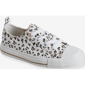 Mädchen Stoff-Sneakers mit Reißverschluss