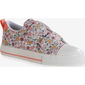 Mädchen Klett-Sneakers mit Blumen und Anziehtrick