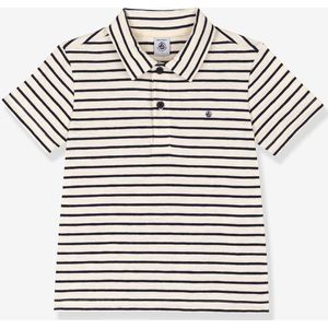 Jungen Poloshirt mit Streifen PETIT BATEAU vanille