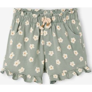 Mädchen Shorts mit Volants salbei