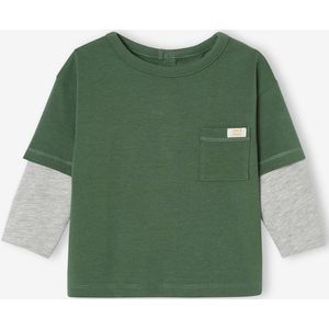 Baby Shirt mit Lagenlook & Brusttasche