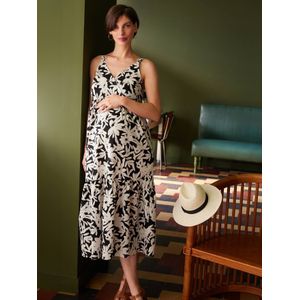 Langes Trägerkleid für Schwangerschaft & Stillzeit ENVIE DE FRAISE
