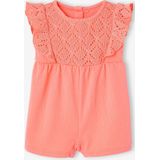 Mädchen Baby Overall mit gehäkeltem Oberteil