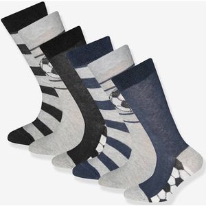 6er-Pack Jungen Socken mit Fußball ewers