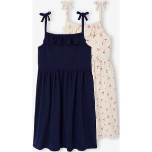2er-Pack Mädchen Trägerkleider BASIC