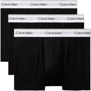 Calvin Klein Icon Cotton Stretch Relaxed Trunk 3er-Pack | Boxershorts für Herren | Black