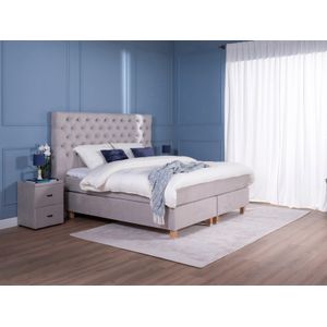 Boxspring Lulea 153cm hoog  incl (top)matras & gratis montage | 100+ combinaties mogelijk |  totaalBED Boxsprings