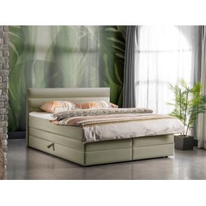 Opbergboxspring Berlijn met klep incl (top)matras & gratis montage | 140x200 | 100+ combinaties mogelijk |  totaalBED Boxsprings met opbergruimte