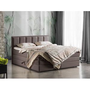 Opbergboxspring Aken met klep incl (top)matras & gratis montage | 140x200 | 100+ combinaties mogelijk |  totaalBED Boxsprings met opbergruimte