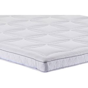 Topmatras Master | Pocketveer 90x200 | met & zonder split | tot 140 kg | totaalBED topper/topdekmatras