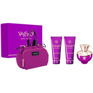Versace pour Femme Dylan Purple 100 ml  make-up tas geschenkset