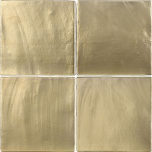 Wandtegel Dune Tabarca 15x15 cm Matt Gold (Prijs per m2)