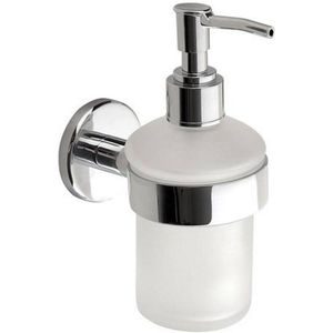 Zeepdispenser Sapho Samba Hangend 150 ML Melkglas / Chroom
