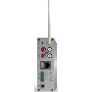 Wifi-Audio Versterker Aquasound Airplay + DLNA 50 Watt Zilver Aquasound