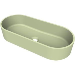 Arcqua Case Opbouw Waskom Ovaal 60x26 Mat Pastel Groen