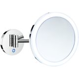 Smedbo - Outline Cosmeticaspiegel - Chroom - Wandmontage / Zelfklevend - Massief Messing