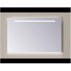 Spiegel Sanicare Q-mirrors 60 x 100 cm Cold White LED Ambi Licht Onder PP Geslepen
