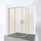 Best Design - Nancy - Douchecabine - Mat Goud - 120x89x210 cm