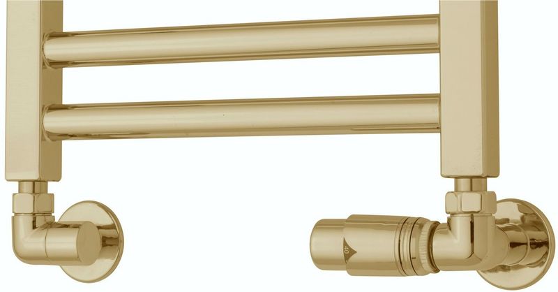 TVS - Ventile 220 - Zij-Aansluitset - Goud - Axiaal