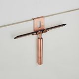 Saniclear - Copper - Badkamer Wisser - Geborsteld Koper - 25 cm - Met Houder