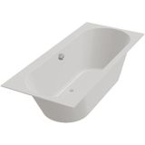 Ligbad Beterbad Xenz Madeira 160x75 cm Inclusief Badpoten Crème