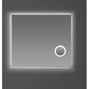 Badkamerspiegel Sanilux met Dimbare LED-Verlichting en Make-Up Spiegel 80x70x2,5 cm Sanilux