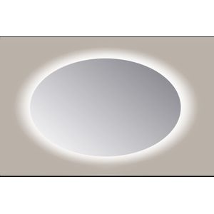 Spiegel Ovaal Sanicare Q-Mirrors 90x140 cm PP Geslepen LED Cold White Zonder Sensor