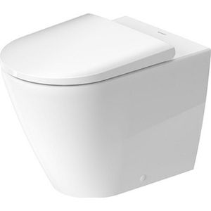 Toilet Duravit D-Neo Staand Rimless Diepspoel 58 cm Hoogglans Wit Duravit