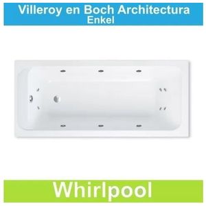 Ligbad Villeroy & Boch Architectura 170x70 cm Balboa Whirlpool systeem Enkel Villeroy en Boch