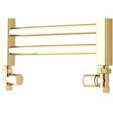 TVS - Ventile 110 - Zij-Aansluitset - Goud - Aansluiting Recht