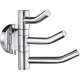 Smedbo - Home Handdoekhouder - Chroom - Massief Messing - Zelfklevend of Boren