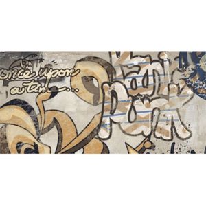 Wandtegels Energieker City Plaster Graffiti 60x120 cm Mat Beige (Prijs per M2) Energieker