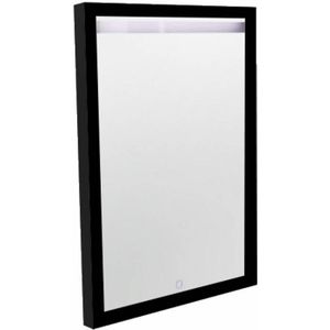 Best Design Spiegel Black Miracle 60x80cm LED Verlichting Mat Zwart