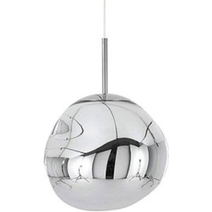 Hanglamp Sanimex Njoy Met E27 Fitting 36 cm Inclusief 4W Lamp Glas Chroom Sanimex
