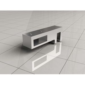 Glaskoppeling Zijkant Stabiliastiestang Chroom
