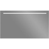 LED Spiegel Sanilux Aluminium met Onderverlichting 160x70 cm Inclusief Spiegelverwarming Sanilux