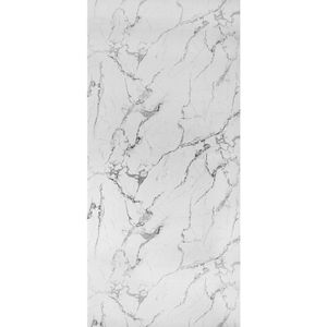 Wandpaneel Isodeco Bianco Carrara 122x260 cm Waterbestendig Hoogglans Wit (Prijs per Plaat)