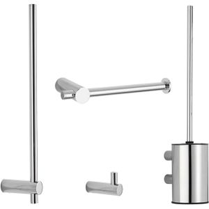 Toiletaccessoires Set Aquasplash Academy Chroom