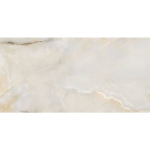 Vloertegel Ape Grupo Onice Nacar 60x120 cm Gepolijst Creme Marmerlook (Prijs per M2)
