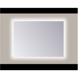 Spiegel Sanicare Q-mirrors Zonder Omlijsting 60 x 75 cm Rondom Cold White LED PP Geslepen Sanicare