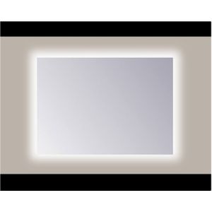 Spiegel Sanicare Q-mirrors Zonder Omlijsting 60 x 75 cm Rondom Cold White LED PP Geslepen Sanicare