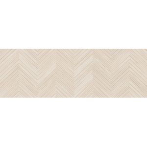 Wandtegel Larchwood Zig Maple 40x120 cm Creme (doosinhoud 1.44 m2) (prijs per m2)