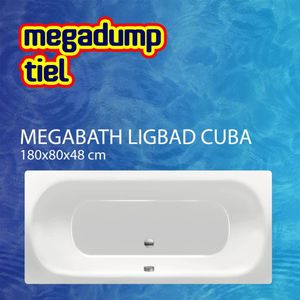 Ligbad Cuba 180X80X48 Cm MegaBath