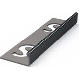 Tegelprofiel - RVS Zwart Chroom - 11 mm - 250 cm