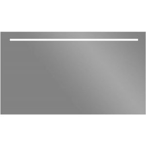 LED Spiegel Sanilux Aluminium met Onderverlichting 140x70 cm Inclusief Spiegelverwarming