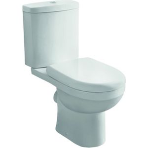 Duoblok VM Cobra Compleet Staand Toilet (PK) Met Softclose Zitting en Spoelbak Go by Van Marcke