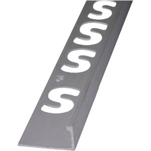 Faktum - Tegelprofiel - Zilver Mat - Aluminium - 12,5 mm - 250 cm