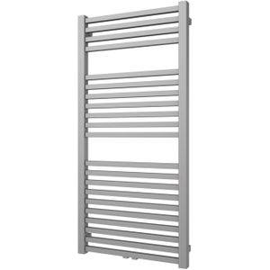 Plieger Designradiator Roma M 125,5 x 60 cm 700 Watt Middenaansluiting Pearl Grey