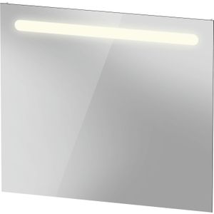 Spiegel Duravit No.1 Met Horizontale LED Verlichting 80x3.5x70cm Mat Wit Duravit