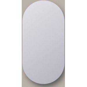 Spiegel Sanicare Q-Mirrors 70x100 cm Ovaal/Rond  incl. ophangmateriaal Sanicare